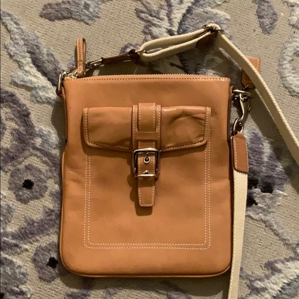Camel Cross Body Coach Bag